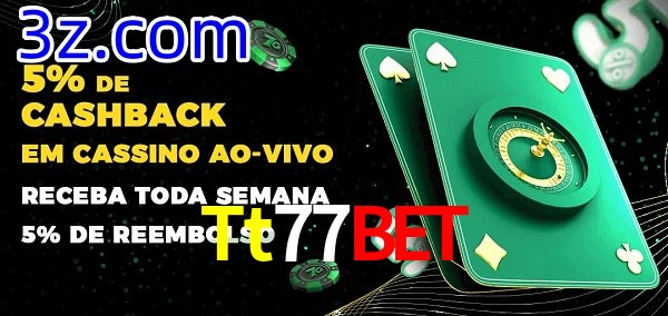 Promoções do cassino ao Vivo Tt77Bet